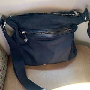 Black Coach Nylon Utility Crossbody Bag